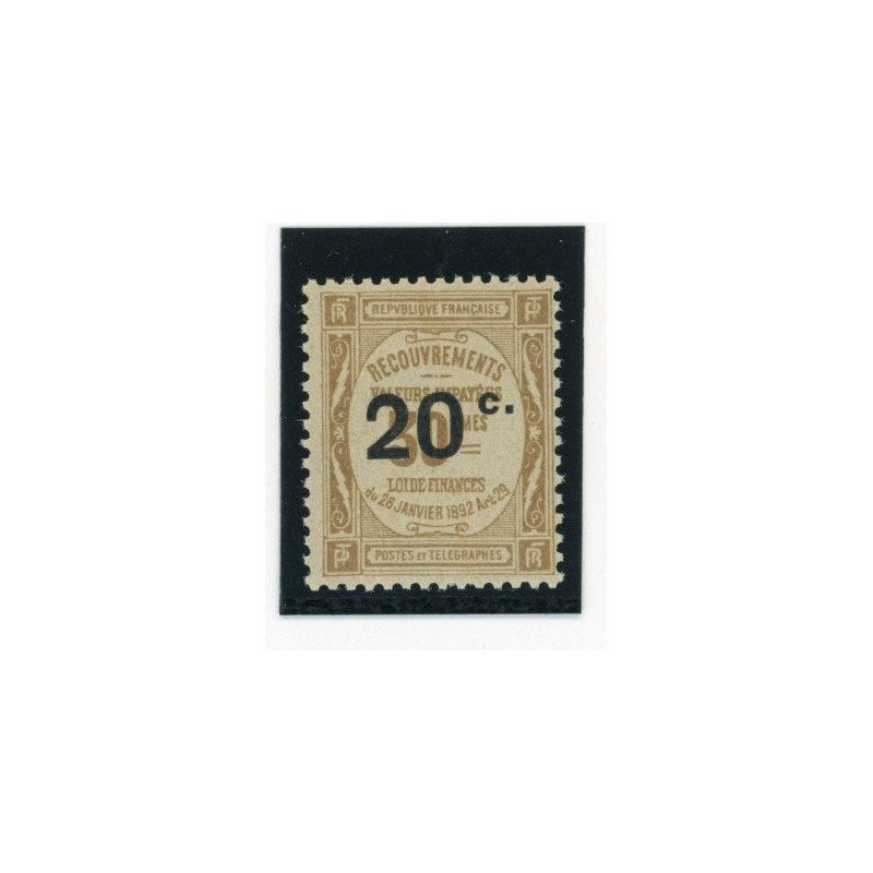 Timbres-Taxe - YT 49 - Neuf xx - Cote 85