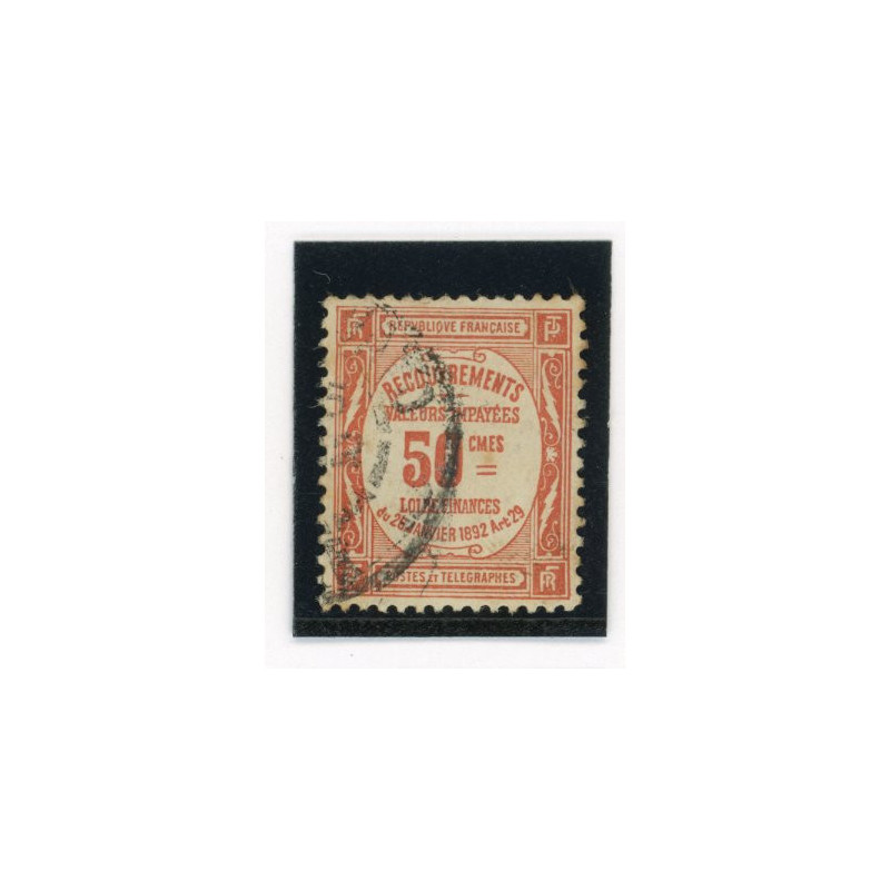 Timbres-Taxe - YT 47 - Oblitere - Cote 70