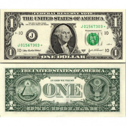 STAR NOTE 2003A $1 DOLLAR...