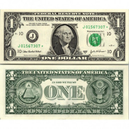 STAR NOTE 2003A $1 DOLLAR...