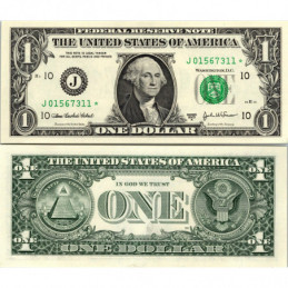 STAR NOTE 2003A $1 DOLLAR...