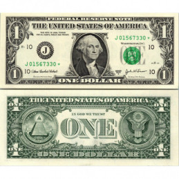 STAR NOTE 2003A $1 DOLLAR...