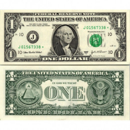 STAR NOTE 2003A $1 DOLLAR...