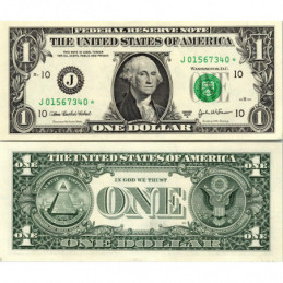 STAR NOTE 2003A $1 DOLLAR...