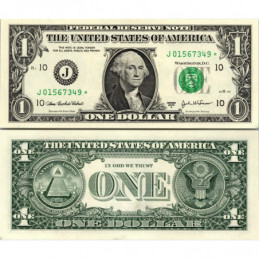 STAR NOTE 2003A $1 DOLLAR...