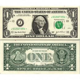 STAR NOTE 2003A $1 DOLLAR...