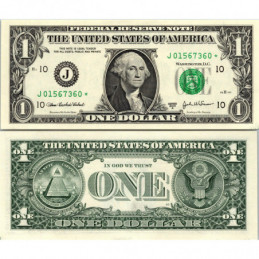STAR NOTE 2003A $1 DOLLAR...