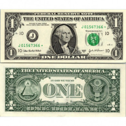 STAR NOTE 2003A $1 DOLLAR...