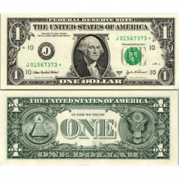 STAR NOTE 2003A $1 DOLLAR...