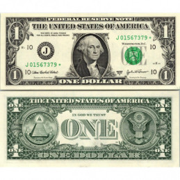 STAR NOTE 2003A $1 DOLLAR...