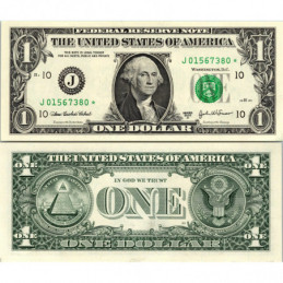 STAR NOTE 2003A $1 DOLLAR...