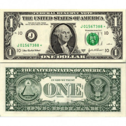 STAR NOTE 2003A $1 DOLLAR...