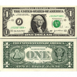 STAR NOTE 2003A $1 DOLLAR...