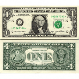 STAR NOTE 2003A $1 DOLLAR...