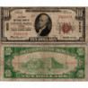 10 Dollars National Bank - CENTER POINT - Indiana - Serie 1929 - F000027A