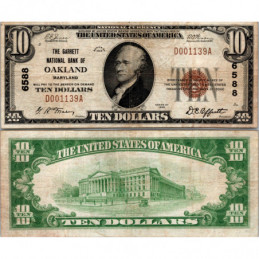 10 Dollars National Bank -...