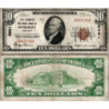 10 Dollars National Bank - SOMERSET - Kentucky - Serie 1929 - A002194A