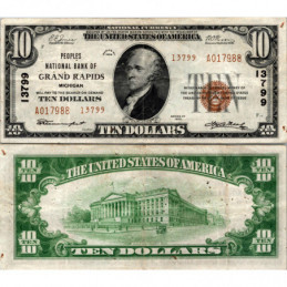 10 Dollars National Bank -...