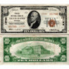 10 Dollars National Bank - GRAND RAPIDS - Michigan - Serie 1929 - A017988