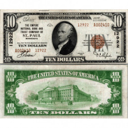 10 Dollars National Bank -...