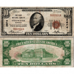 10 Dollars National Bank -...