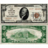 10 Dollars National Bank - KEARNY - New Jersey - Serie 1929 - A000536