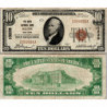 10 Dollars National Bank - BATH - New York - Serie 1929 - E000996A