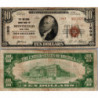 10 Dollars National Bank - MONTICELLO - New York - Serie 1929 - A001525