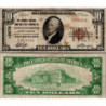 10 Dollars National Bank - WINSTON SALEM - North Carolina - Serie 1929 - E000823A