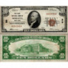 10 Dollars National Bank - MORAVIA - New York - Serie 1929 - A000895A