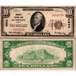 10 Dollars National Bank -...