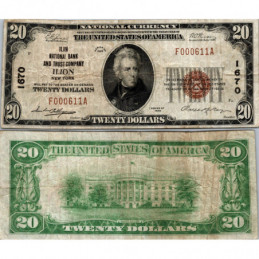 20 Dollars National Bank -...