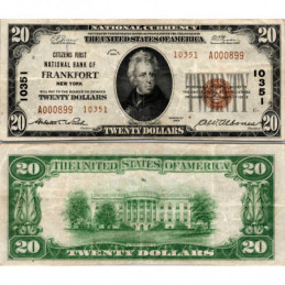 20 Dollars National Bank -...