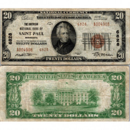 20 Dollars National Bank -...